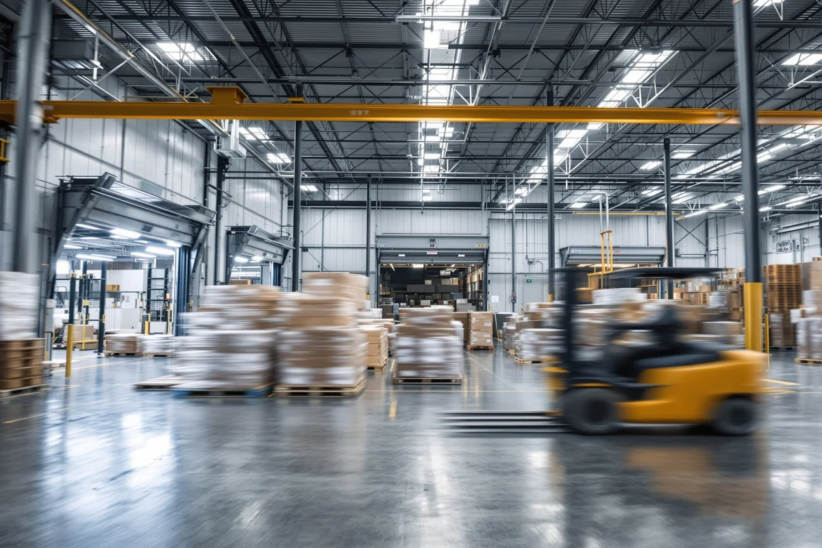 Cross-docking en entrepôt logistique
