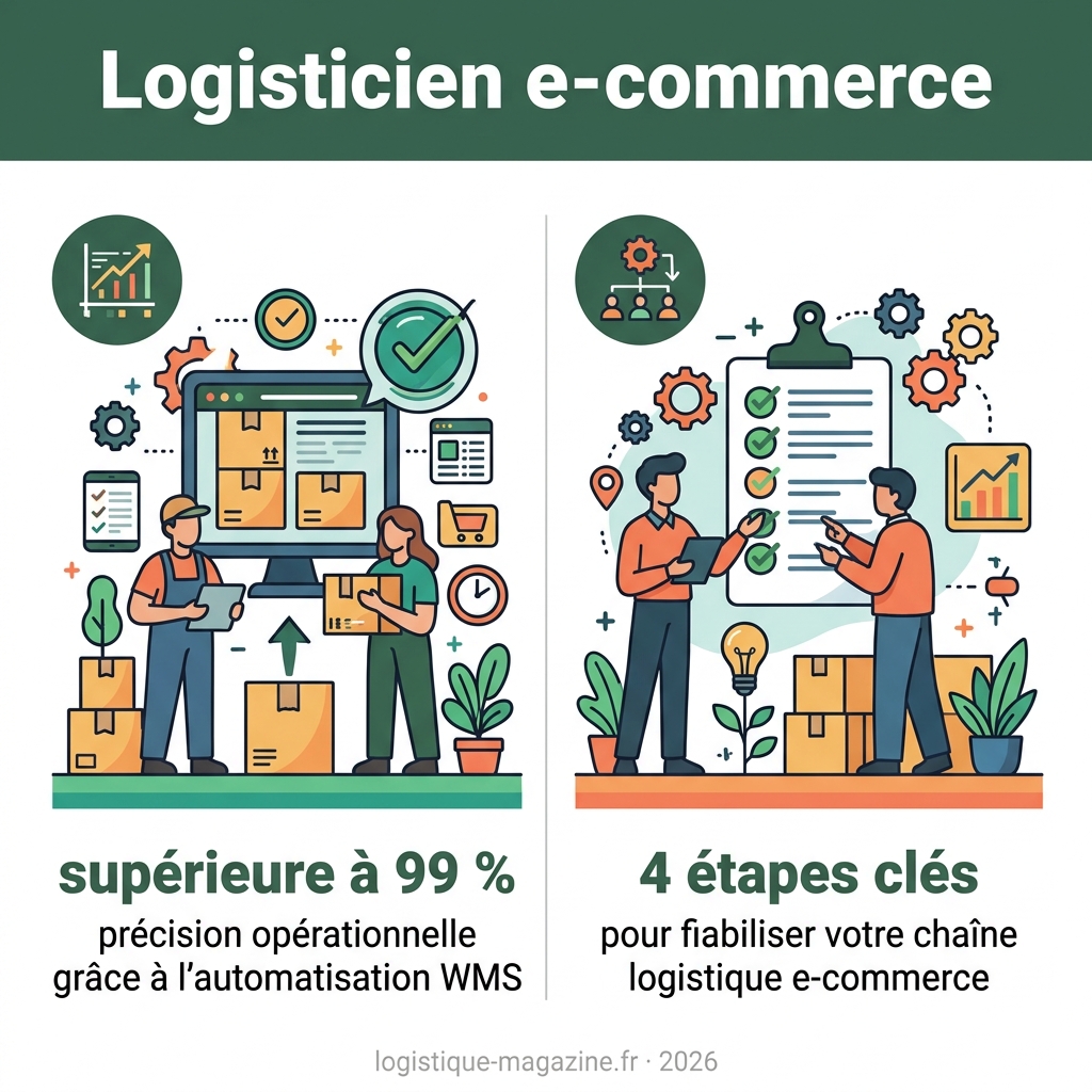 Infographie — logisticien e commerce